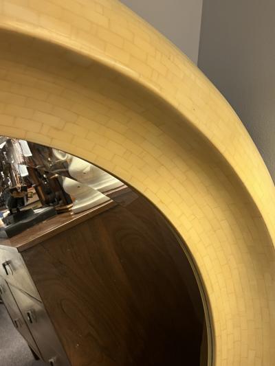 Enrique Garcel MONUMENTAL TESSELATED ROUND MIRROR BY ENRIQUE GARCEL