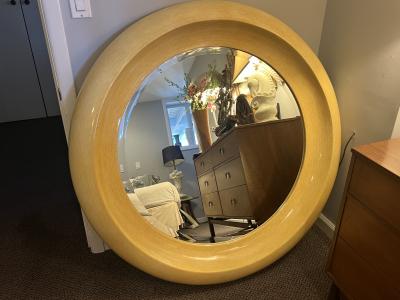 Enrique Garcel MONUMENTAL TESSELATED ROUND MIRROR BY ENRIQUE GARCEL