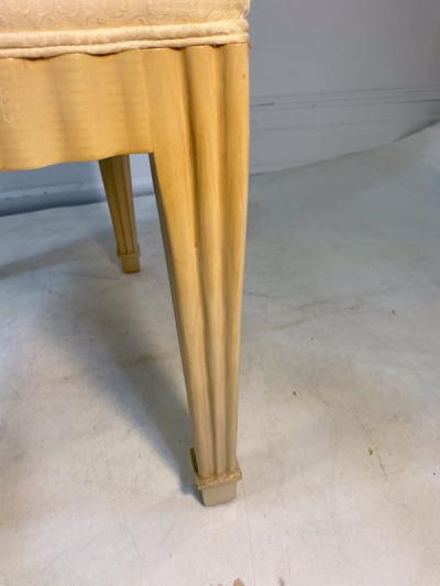 Enrique Garcel SUITE OF EIGHT ENRIQUE GARCEL ART DECO REVIVAL DINING CHAIRS