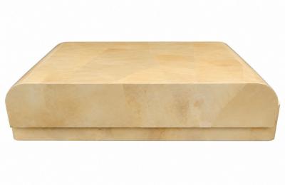 Enrique Garcel for Jimeco Goatskin Coffee Table Colombia 1970