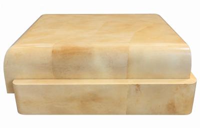 Enrique Garcel for Jimeco Goatskin Coffee Table Colombia 1970