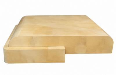Enrique Garcel for Jimeco Goatskin Coffee Table Colombia 1970
