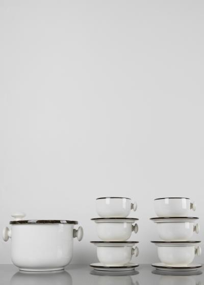 Enzo Bioli Enzo Bioli Ceramic Dining Set for Il Picchio