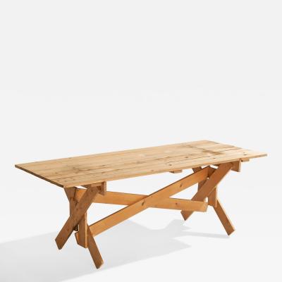 Enzo Mari Autoprogettazione Dining Table in Pine Italy 2007