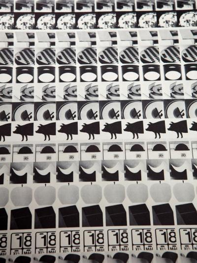 Enzo Mari Danese Exhibition Stedelijk Museum Original Poster 1966
