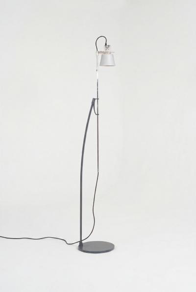 Enzo Mari Enzo Mari for Artemide Alfiere adjustable floor lamp Italy 1985