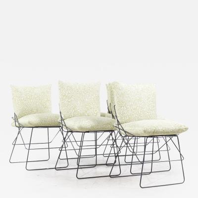 Enzo Mari Enzo Mari for Driade Mid Century Italian Steel Dining Chairs Set of 6