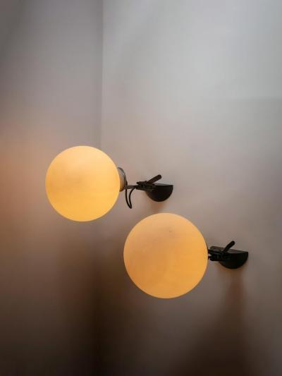Enzo Mari Pair of Aggregato Wall Lamps by Enzo Mari for Artemide