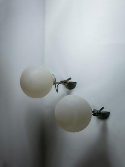 Enzo Mari Pair of Aggregato Wall Lamps by Enzo Mari for Artemide