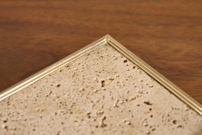 Enzo Mari Travertine Box attributed to Enzo Mari