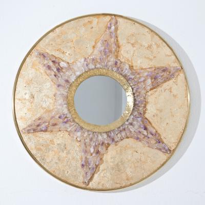 Enzo Missoni Enzo Missoni Sunburst Mirror Italy 1970s