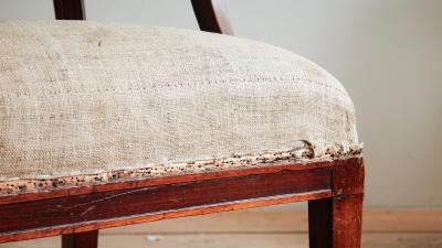 Ephraim Stahl 19th c Gustavian Barrel Back Armchairs