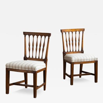 Ephraim Stahl 19th c Gustavian Chairs