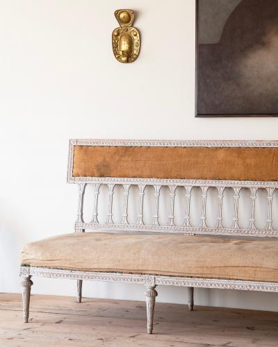 Ephraim Stahl 19th c Gustavian Sofa
