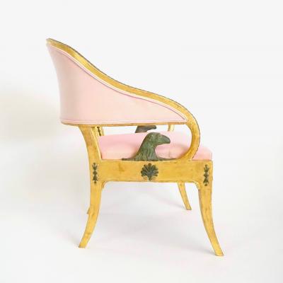 Ephraim Stahl Swedish Gustavian Neoclassical Giltwood Fauteuil by Ephraim St hl circa 1800
