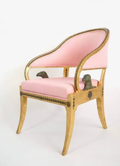 Ephraim Stahl Swedish Gustavian Neoclassical Giltwood Fauteuil by Ephraim St hl circa 1800