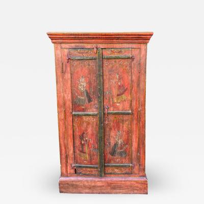Equator Furniture Company 18th C Spanish Colonial Cabinet Mini Armoire