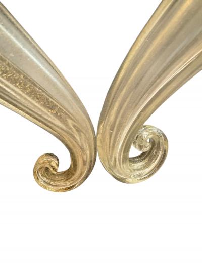 Ercole Barovier 1940s GOLD INCLUSION MURANO GLASS MIRROR CONSOLE BY ERCOLE BAROVIER