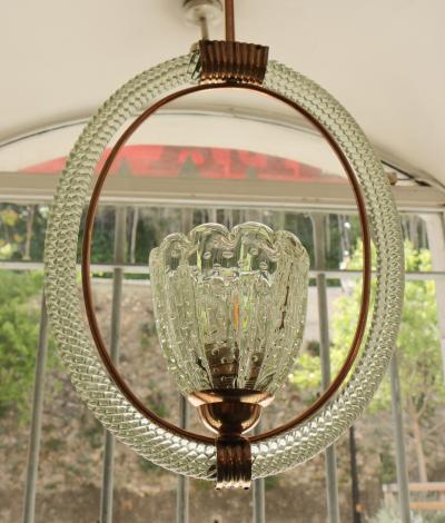 Ercole Barovier A Murano Glass Chandelier by Ercole Barovier