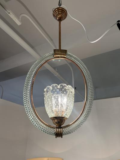 Ercole Barovier A Murano Glass Chandelier by Ercole Barovier