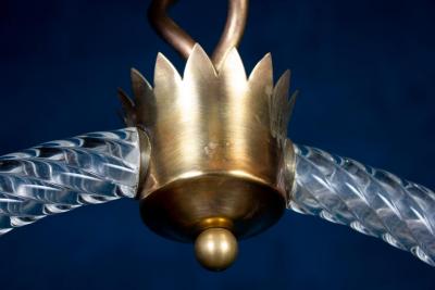 Ercole Barovier Art Deco Lanterns or Pendant by Ercole Barovier 1940