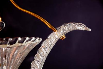 Ercole Barovier Art Deco Murano Glass Pendant by Ercole Barovier 1940