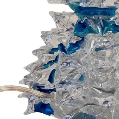 Ercole Barovier Artisan Pair of Rostrato Murano Glass Table Lamps