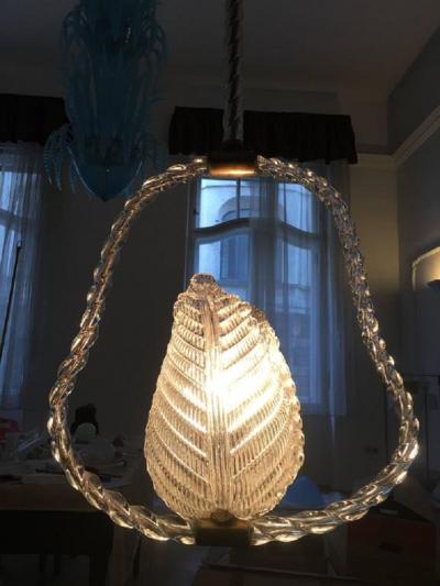 Ercole Barovier Beautiful Scenery Chandelier by Ercole Barovier 1940