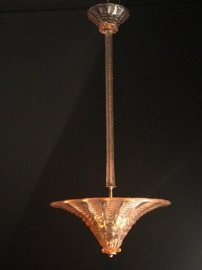 Ercole Barovier Charming Italian Midcentury Murano Fixture by Ercole Barovier