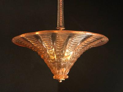 Ercole Barovier Charming Italian Midcentury Murano Fixture by Ercole Barovier