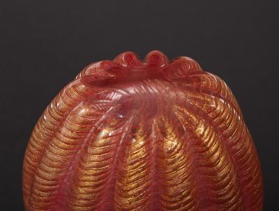 Ercole Barovier Cordonato Oro Vase by Ercole Barovier