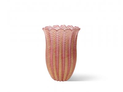 Ercole Barovier Cordonato Oro Vase by Ercole Barovier