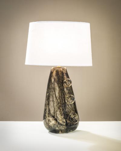 Ercole Barovier Ercole Barovier Crepuscolo Table Lamp Vintage Murano Glass 1946