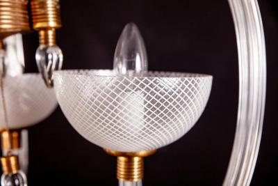 Ercole Barovier Ercole Barovier Precious Murano Chandelier Reticello Venice 1940s