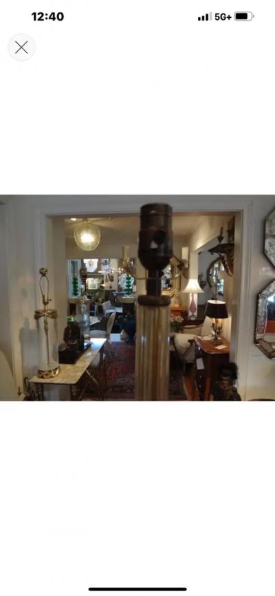 Ercole Barovier Murano Glass Tripod Floor Lamp By Barovier