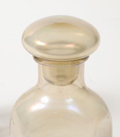 Ercole Barovier Pair of Apothecary Style Stopper Bottles by Barovier Toso