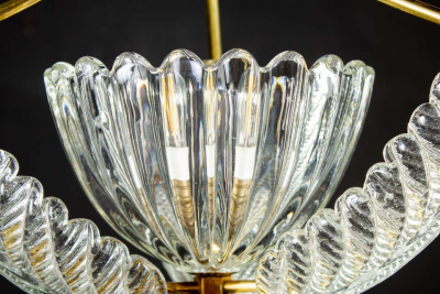 Ercole Barovier Pair of Liberty Pendants or Lanterns by Ercole Barovier 1940s