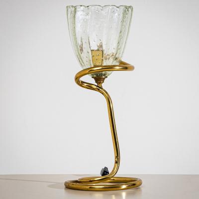 Ercole Barovier Table Lamp attributed to Ercole Barovier Italy Mid 20th Century