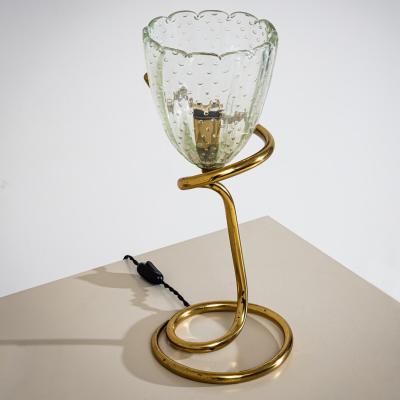 Ercole Barovier Table Lamp attributed to Ercole Barovier Italy Mid 20th Century