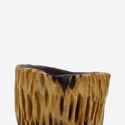 Eric Allen Carved Walnut Vessel