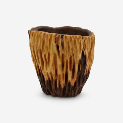 Eric Allen Carved Walnut Vessel