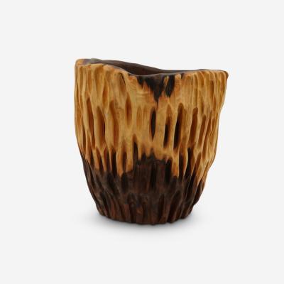 Eric Allen Carved Walnut Vessel