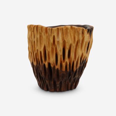 Eric Allen Carved Walnut Vessel