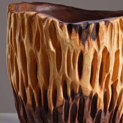 Eric Allen Carved Walnut Vessel