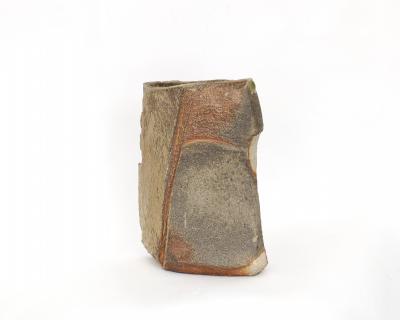 Eric Astoul Eric Astoul French Ceramic Wood Fired Vase La Bore France