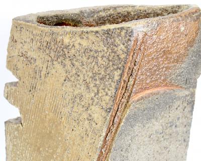 Eric Astoul Eric Astoul French Ceramic Wood Fired Vase La Bore France