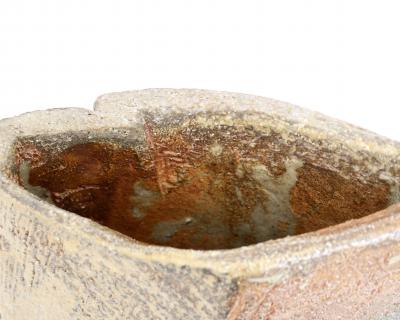 Eric Astoul Eric Astoul French Ceramic Wood Fired Vase La Bore France