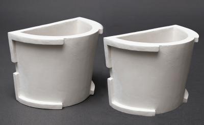 Eric Schmitt Pair of Plaster Wall lights by Eric Schmitt