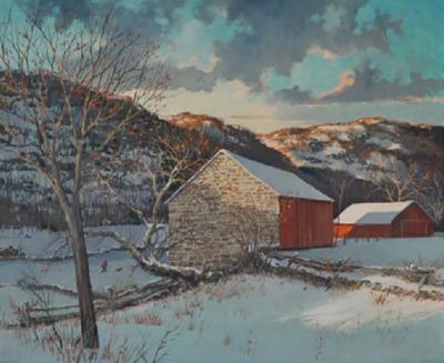 Eric Sloane Eric Sloane 1905 1985 First Snow Painting