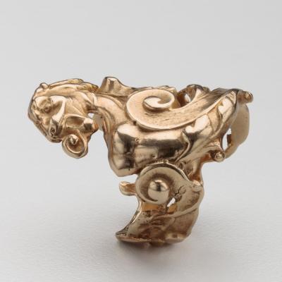 Eric deKolb Eric deKolb Sea Serpant Ring 14kt Gold